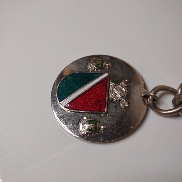 Large Coat Of Arms Pendant On Very Heavy 27.5 Inch Chain - Picture 2 of 14